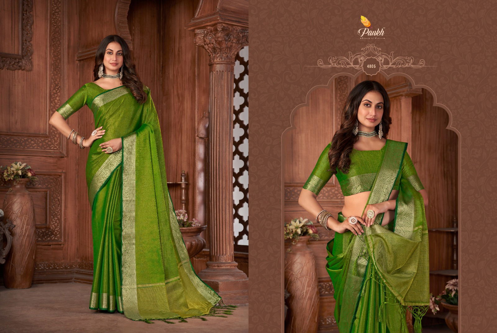 Pankh Anushka Vol 1 Wholesale Silk Saree Catalog 4801 To 4808